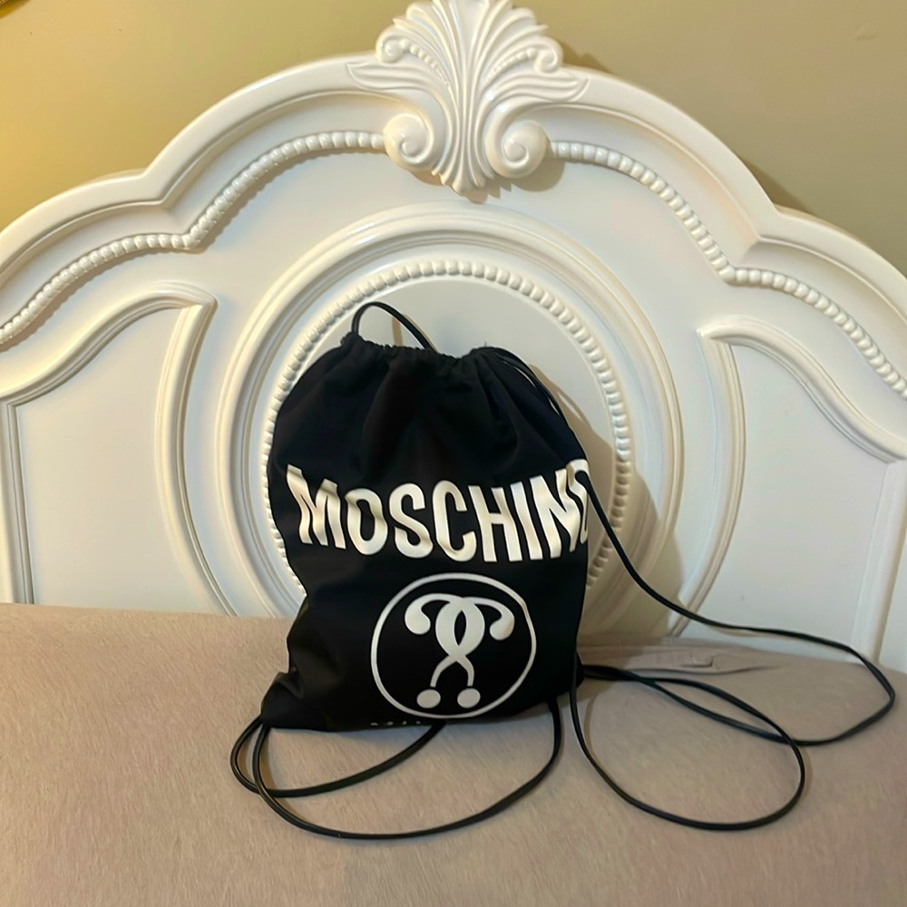 Moschino Drawstring back pack